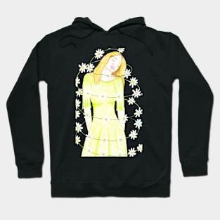 Dancing with the Daisies- Orange Hoodie